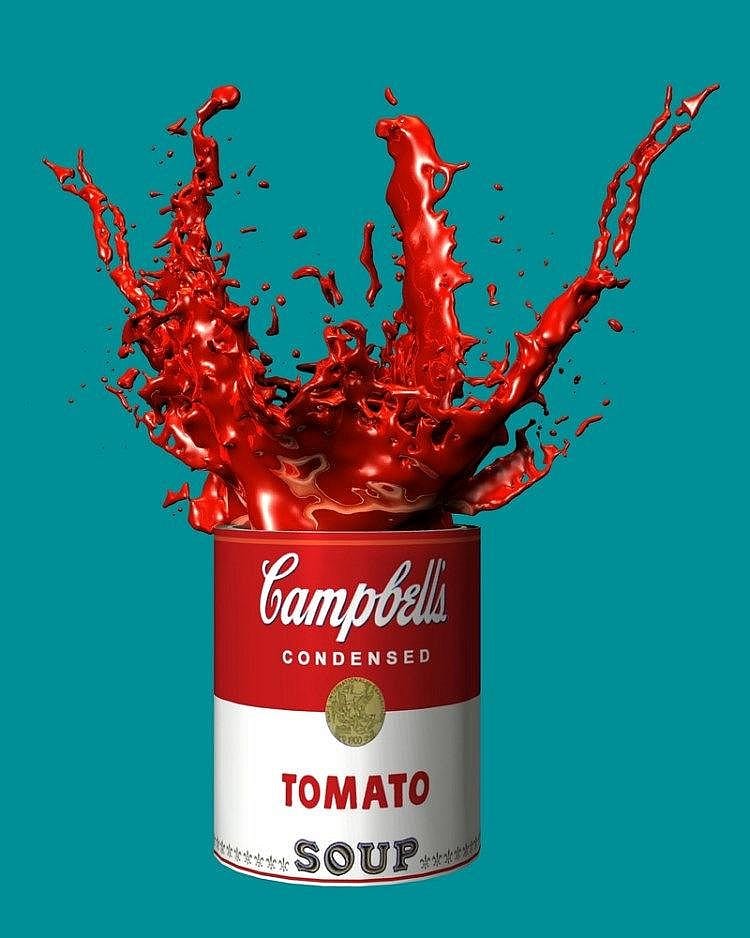 Dominique Mulhem comparable auction result: dominique mulhem n en 1952 campbell s splash