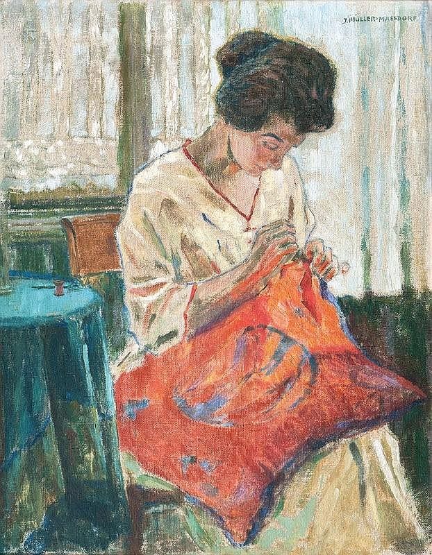 Julius Müller-Maßdorf comparable auction result: the red pillow
