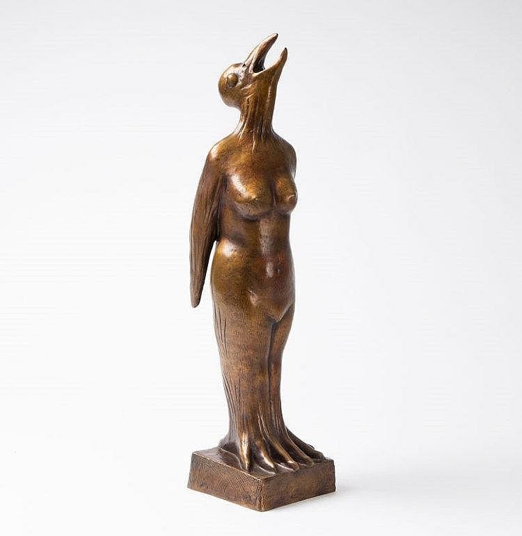 Günter (1927) Grass comparable auction result: a bronze sculpture songstress i