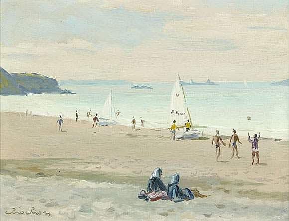 André-Eugène-Louis Chochon comparable auction result: andr eug ne louis chochon la plage de