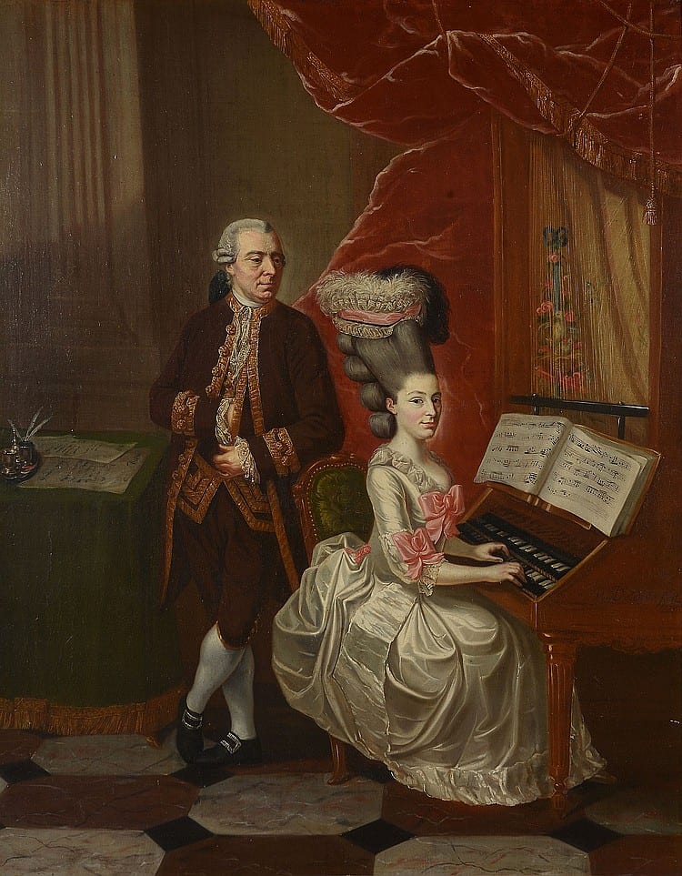 Nicolau Luís Alberto Delarive comparable auction result: albert delerive 1755 1818 double portrait of a lady and gentleman both full length