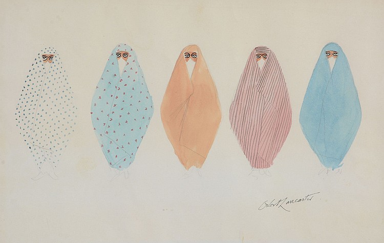 Osbert Lancaster comparable auction result: osbert lancaster 1908 1986 l italiana in algeri glyndebourne 1957