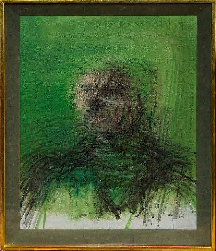 Denis Wirth-Miller comparable auction result: denis wirth miller 1915 2010 oil on canvas portrait of francis bacon