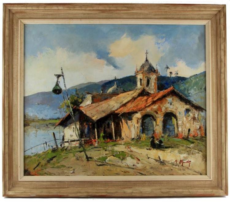 Marcel Martin comparable auction result: marcel martin french oil on canvas painting