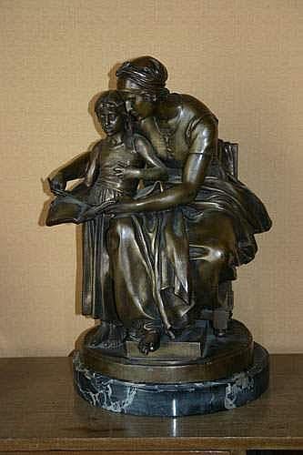 Eugène Delaplanche comparable auction result: eug ne delaplanche 1836 1891 la le on de
