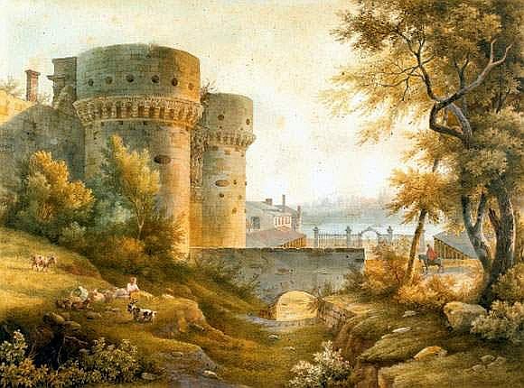 Isidore-Laurent Deroy comparable auction result: isidore laurent deroy 1797 1886 vue de la