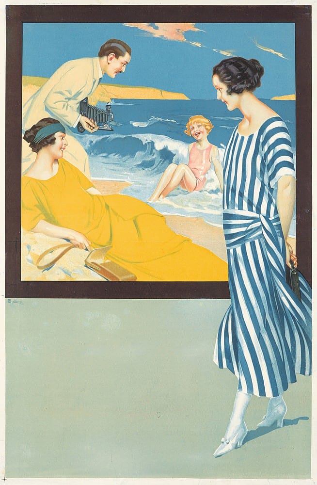 René Lelong comparable auction result: kodak ne gaspillez pas vos vacances ca 1924