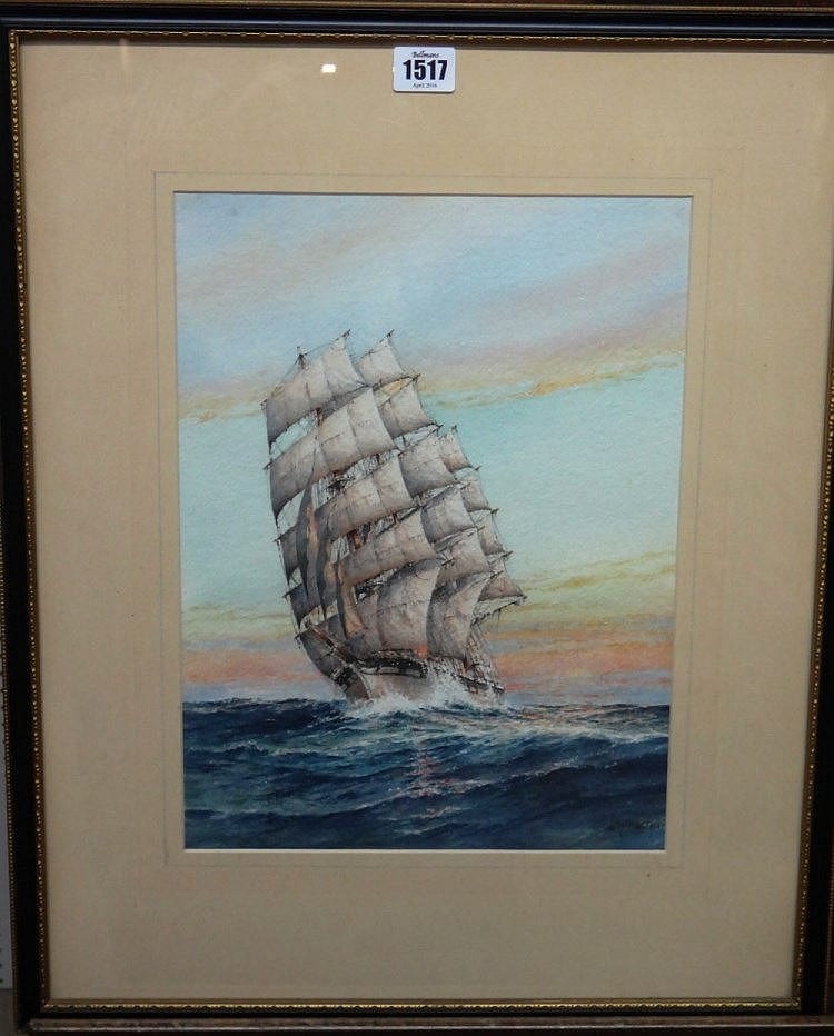John Millington comparable auction result: john millington 1891 1948 the slieve roe watercolour and pen and ink s