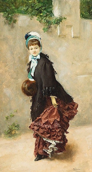 Enrique Melida y Alinari comparable auction result: enrique m lida madrid 1838 paris 1892 young girl