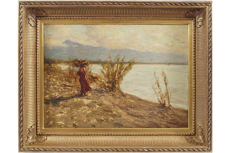 Henry Herbert La Thangue comparable auction result: henry herbert la thangue english 1859 1929