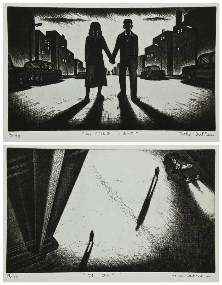John Duffin comparable auction result: john duffin british b 1965 two works