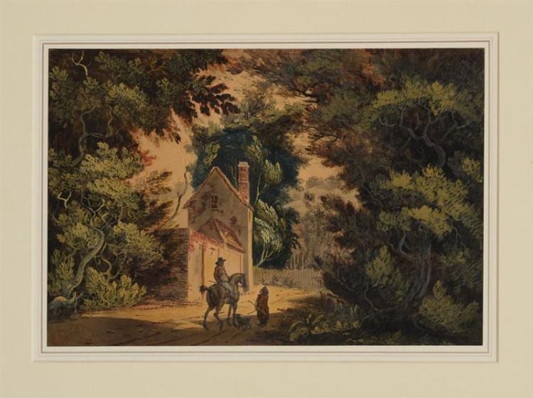 John Claude Nattes comparable auction result: john claude nattes 1765 1822 view near mickleham surrey