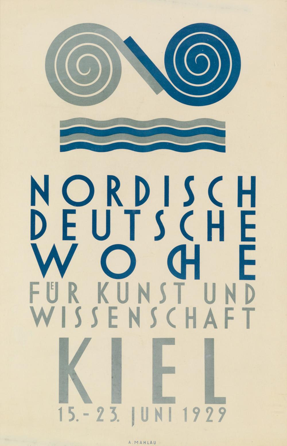 Alfred Mahlau comparable auction result: alfred mahlau 1894 1967 nordisch deutsche woche 1929 27x18 inches 68x47 cm chr donath kiel