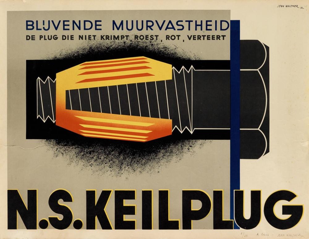 Johann (1910) Walther comparable auction result: jean walther 1910 1968 n s keilplug 1932 23x30 inches 58x77 cm