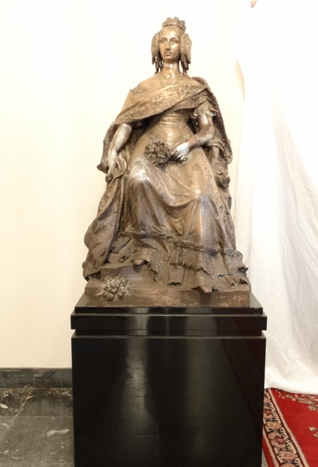Jan Jozef Jacquet comparable auction result: jan jozef jaquet beligian 1822 1898 19th century silver over bronze statue of catherine the great