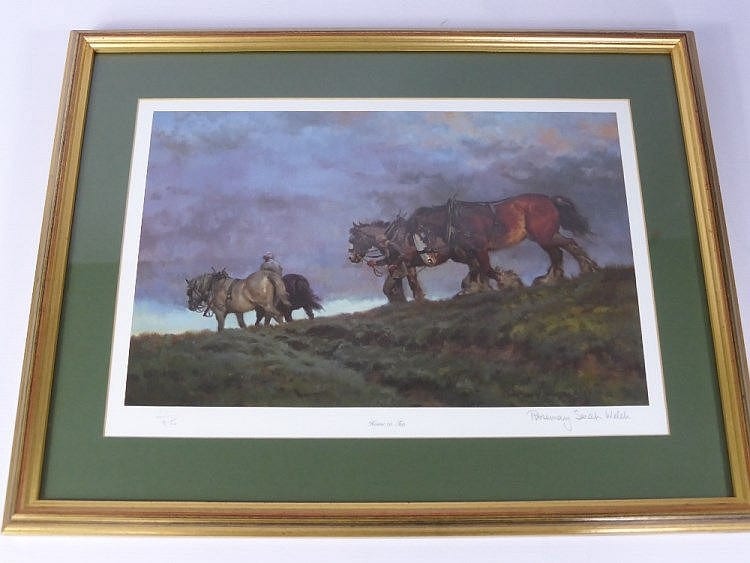 Mick Cawston comparable auction result: mick cawston 1959 2006 two limited edition sporting prints one depicting