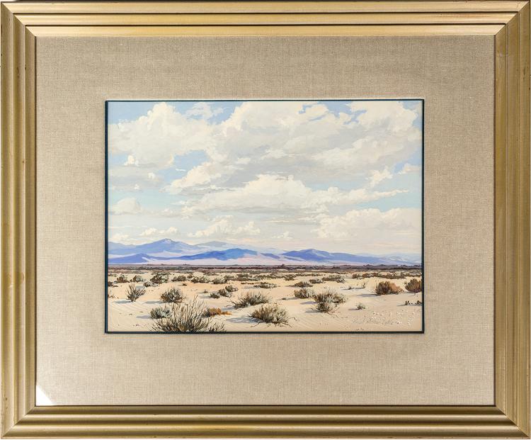 Ralph Arthur Lytle comparable auction result: ralph arthur lytle painting of desert landscape