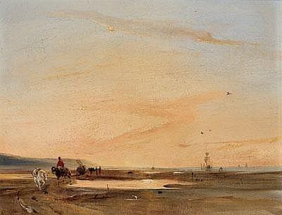 Charles Louis Mozin comparable auction result: charles louis mozin paris 1806 1862 trouville at