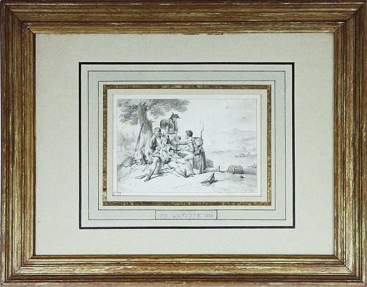 louis lafitte paris 1770 1828 soldat bless entour de ses compagnons plu · Osenat · 2016-05-01 Louis Lafitte comparable auction result: louis lafitte paris 1770 1828 soldat bless entour de ses compagnons plu