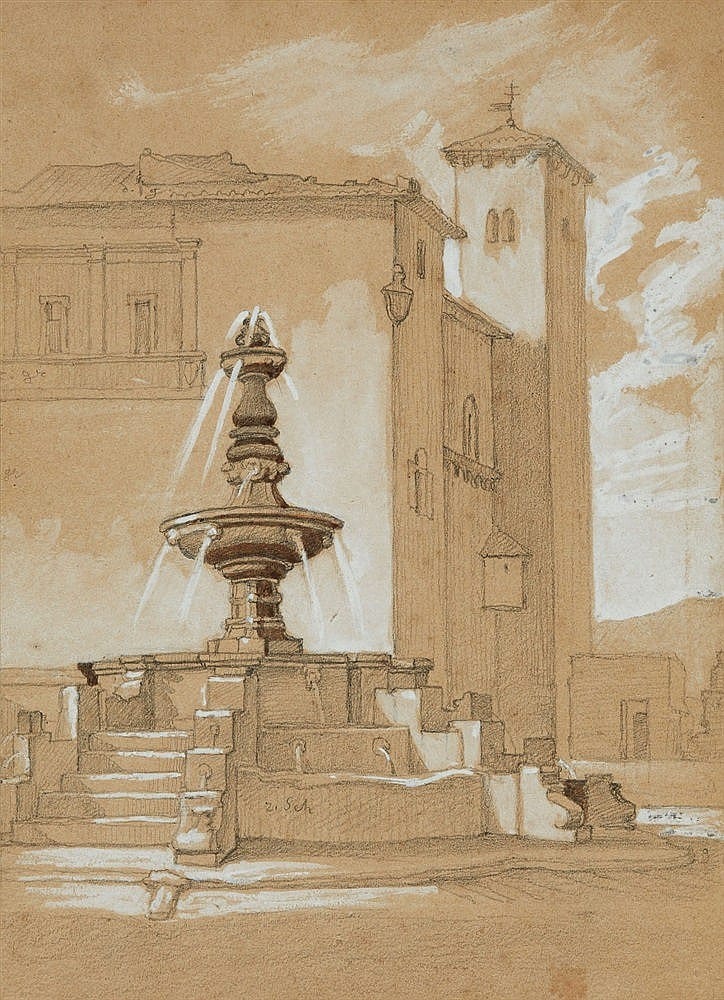 Carl Christian Vogel von Vogelstein comparable auction result: carl christian vogel von vogelstein a well in a southern city