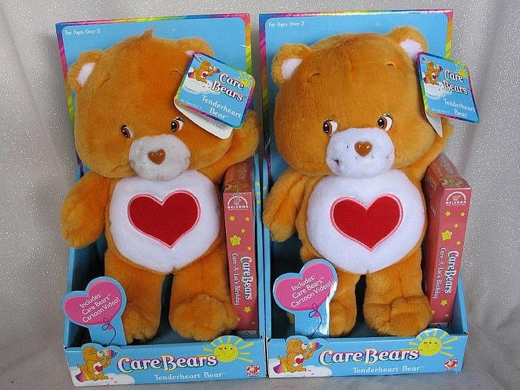Alpha comparable auction result: five toys unjointed weary 60s emil bear with vinyl pads two mib 2002 ten
