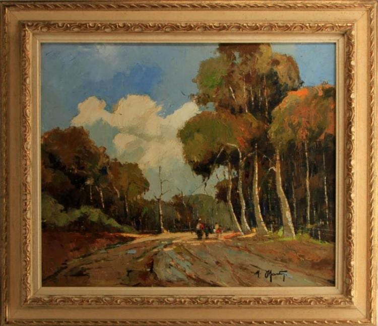 Marcel Martin comparable auction result: marcel martin french oil on canvas