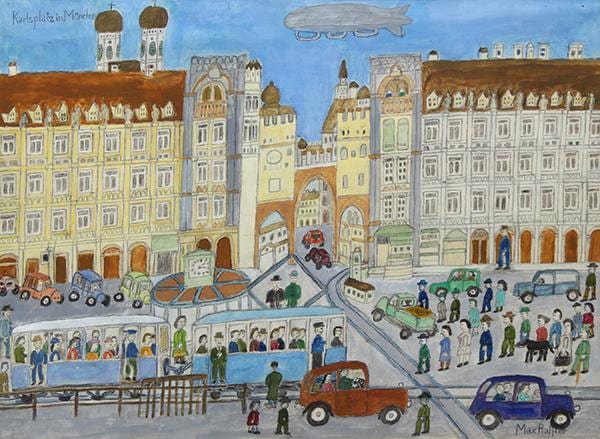 Watercolors, Max Raffler sold by Clars Auctions, lot 6196 — auction record photograph