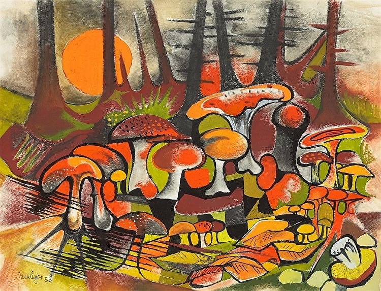 Rudolf Ausleger comparable auction result: rudolf ausleger pilze