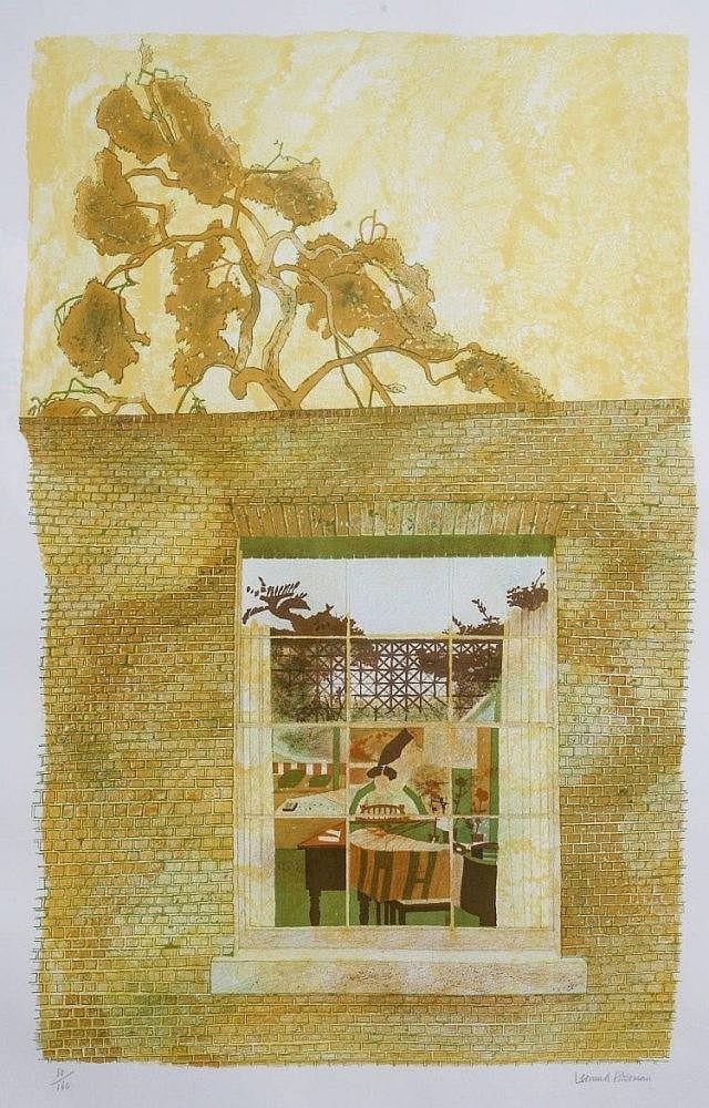 Leonard Rosoman comparable auction result: leonard rosoman british 1913 2012 looking through a window 10 160 signed and numbered in pencil in the margin
