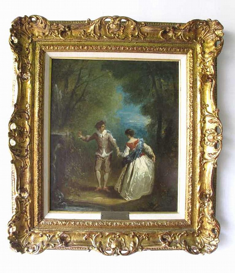 François Louis Joseph Watteau comparable auction result: watteau de lille 1731 1798 oil on canvas