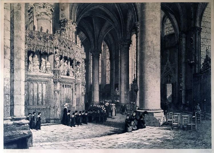 Axel Herman Haig Etching sold by Arthaz, lot 219 — auction record photograph