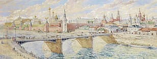 Nikolaj Nikolaevic Gricenko comparable auction result: nikolai nikolaevich gritsenko 1856 1900 view of the mosc