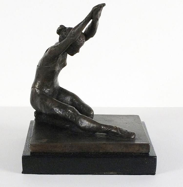 Roger DEAN (b.1937), A bronze sculpture of a ballet dancer, Signed RD, date sold by W.H. Lane & Son, lot 410 — auction record photograph