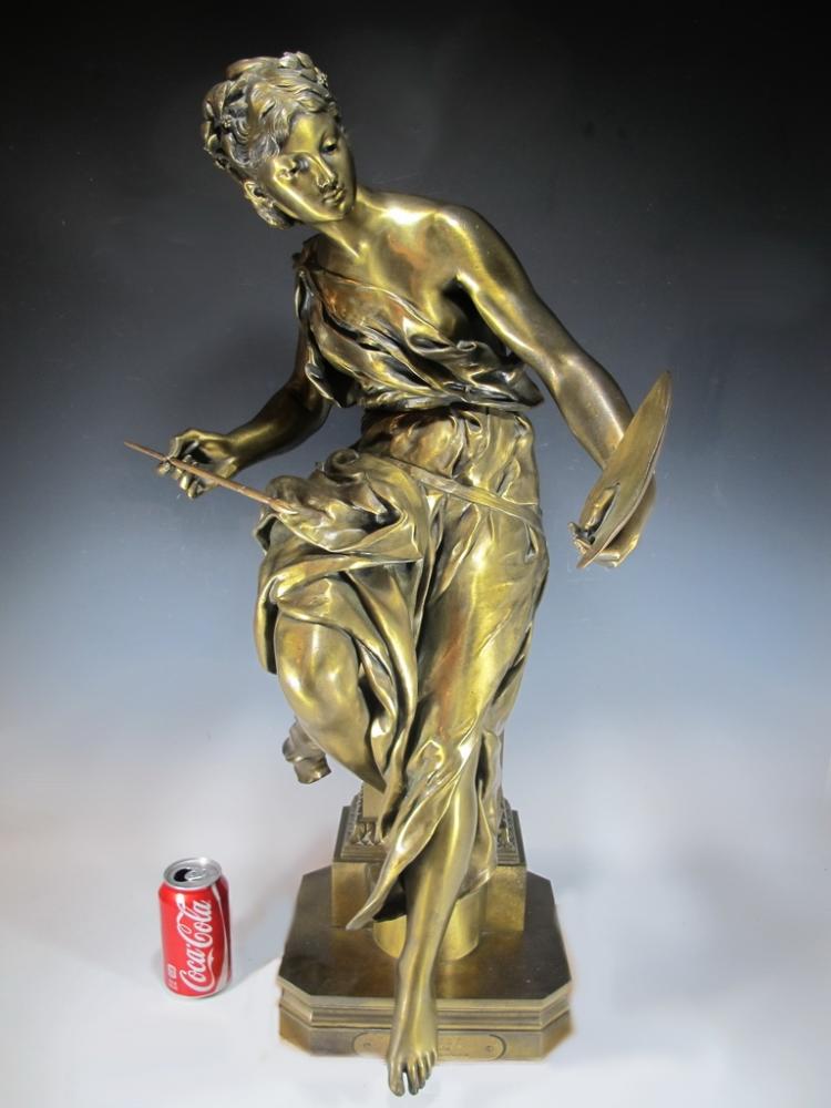 Jean-Paul Aubé comparable auction result: jean paul aub 1837 1916 bronze sculpture