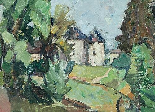 Bessie (1879) Davidson comparable auction result: bessie ellen davidson villeneuve oil on card