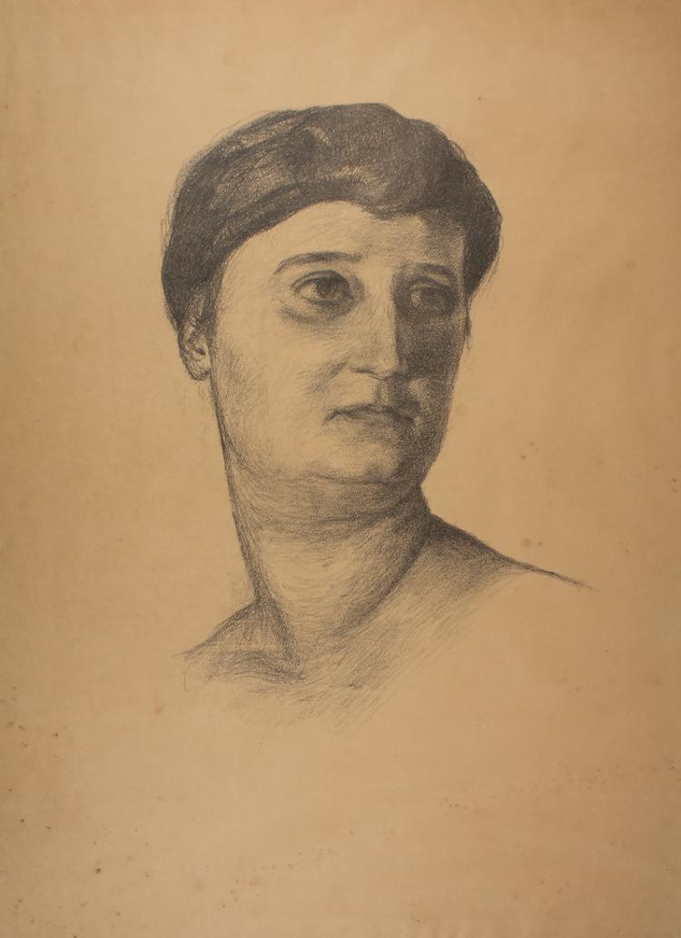 Romano Dazzi comparable auction result: romano dazzi 1904 1976 ritratto di fernanda ojetti