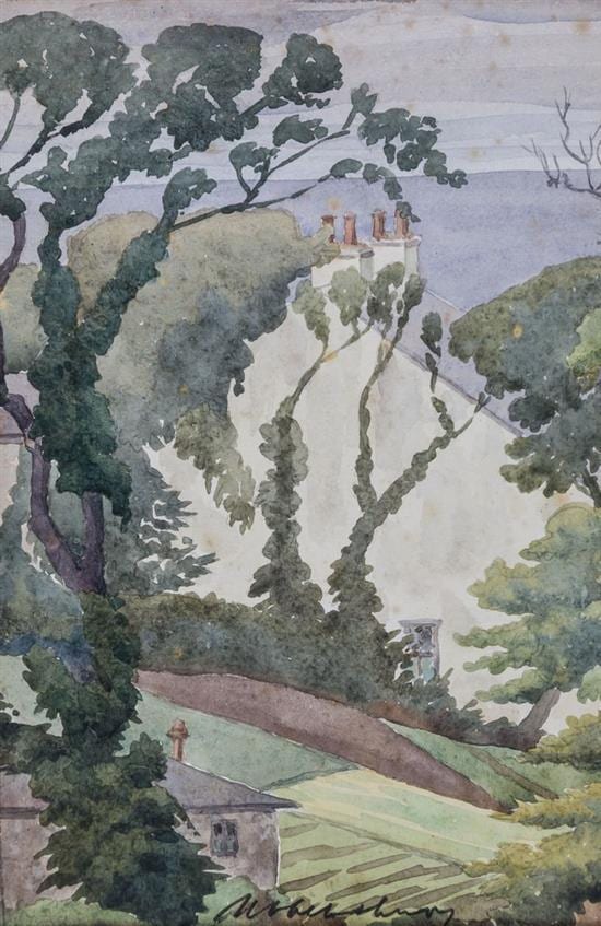 Malcolm Arbuthnot comparable auction result: malcolm arbuthnot british 1877 1967 jersey c 1945 watercolour signed lower centre