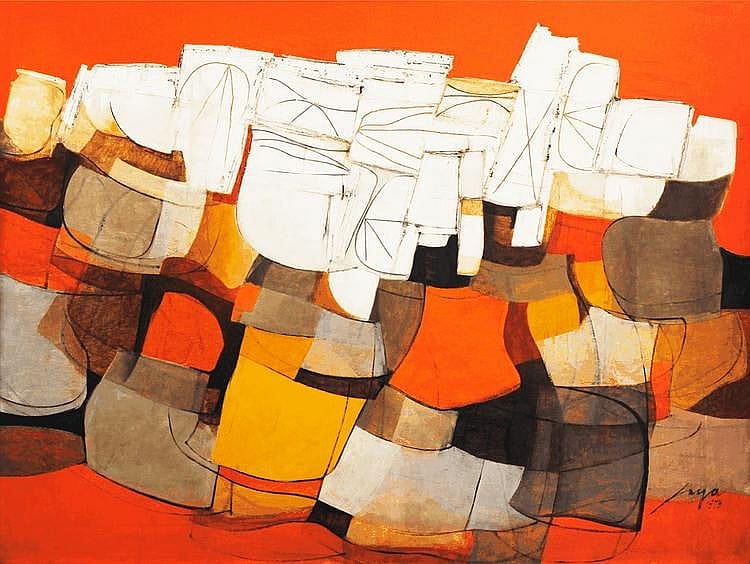 Jose Joya (1931-1995), Golden Friendship comparable sale