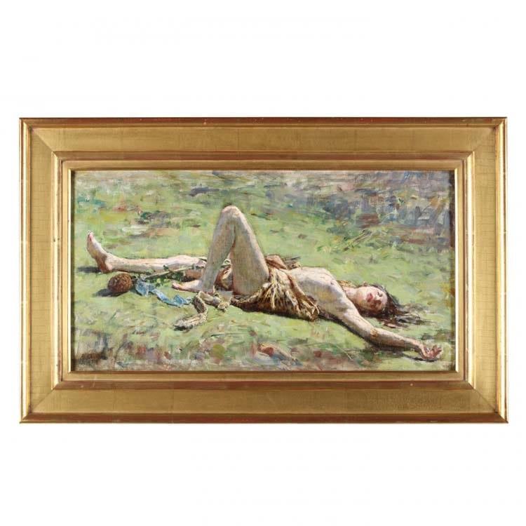 Alexandre Jacques Chantron comparable auction result: alexandre jacques chantron french 1842 1918 sleeping maenad