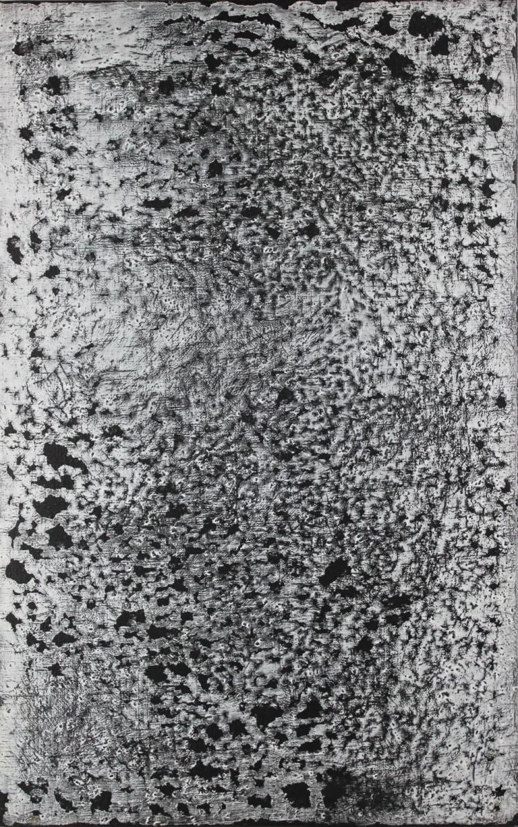 Edward Pechmann Renouf comparable auction result: edward pechmann renouf american 1906 cosmos x acrylic on cotton 22 x 14 in