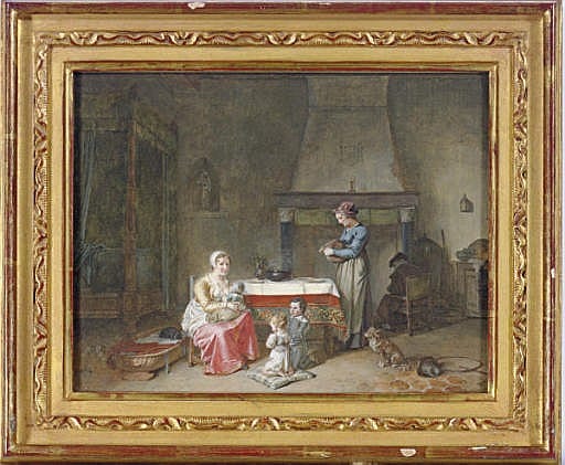 Jean-Bapt. Mallet comparable auction result: the judgement and a companion work