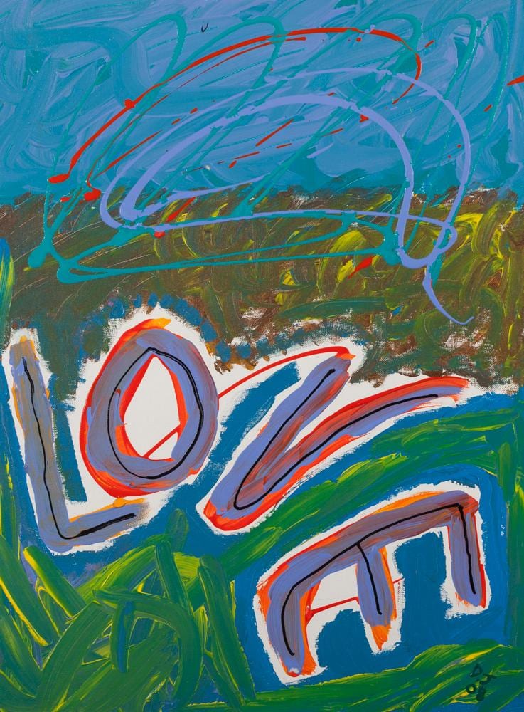 dejoneiro jones st louis love 2008 acrylic and fabric paint on canvasboard 24 x 18 inches · Link Auction Galleries · 2016-06-25 DEJONEIRO JONES comparable auction result: dejoneiro jones st louis love 2008 acrylic and fabric paint on canvasboard 24 x 18 inches