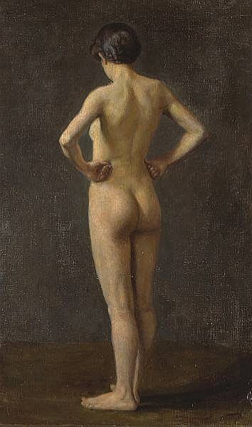 alf wallander swedish 1862 1914 a standing female nude 31 1 4 x 19in 76 8 x 48 3cm · Bonhams · 2007-11-07 Alf Wallander comparable auction result: alf wallander swedish 1862 1914 a standing female nude 31 1 4 x 19in 76 8 x 48 3cm