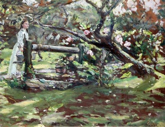 Alexander Ignatius Roche comparable auction result: alexander ignatius roche 1861 1921 fetching water polperro 10 5 x 13 5in