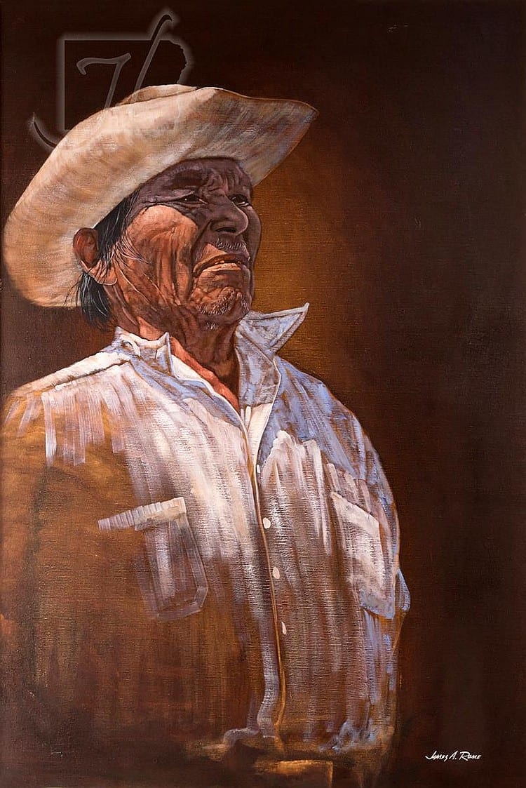 James A Rome comparable auction result: james a rome 1936 portrait oil painting