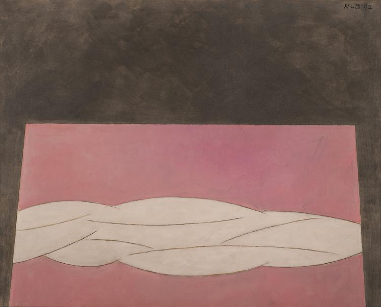 Alfredo Hlito comparable auction result: alfredo hlito argentine 1923 1993 efigie en plano inclinado 1992