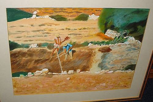 Edward Gage comparable auction result: edward gage british 1925 2000 stray shadow rabat