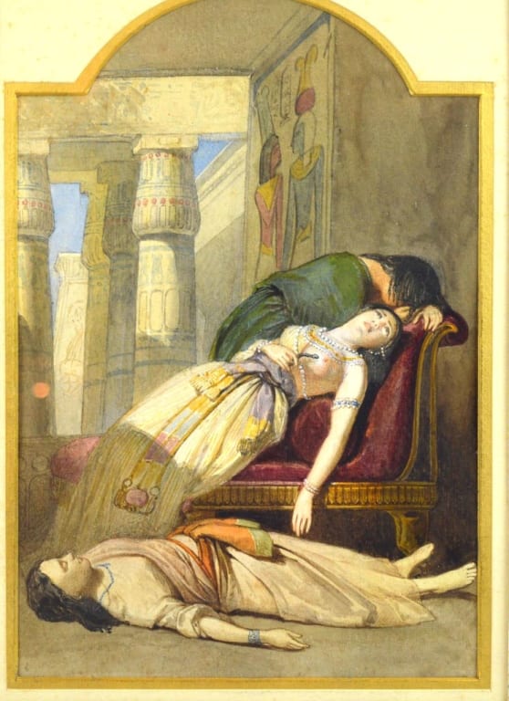Henry (1793) Warren comparable auction result: henry warren scene from anthony cleopatra