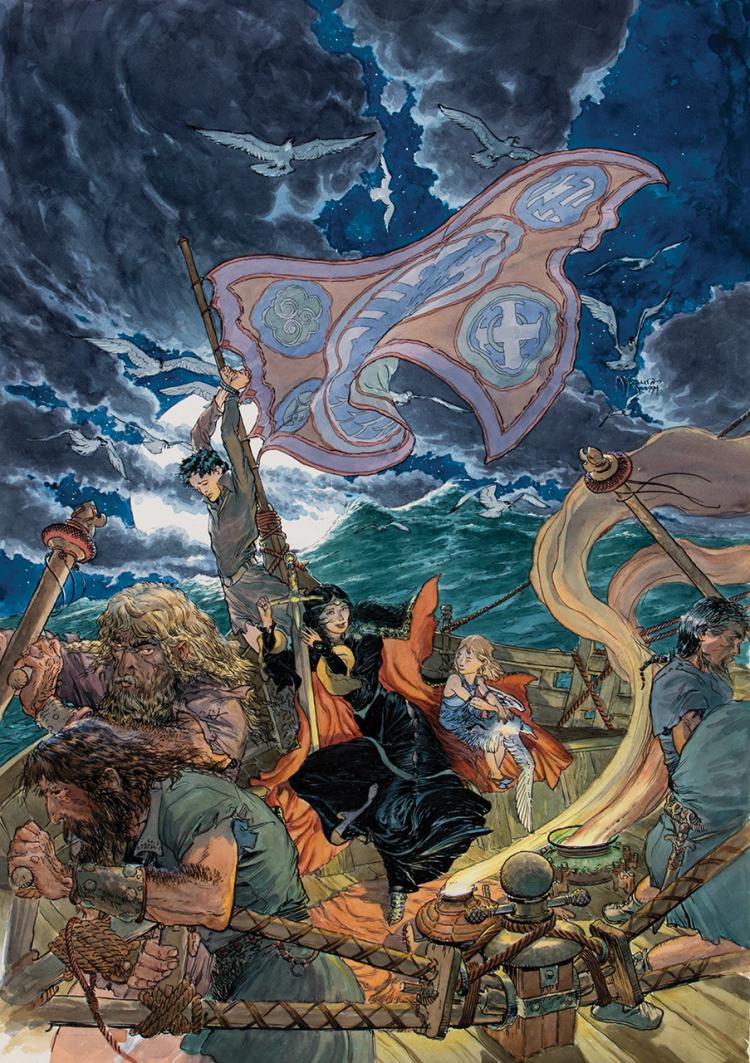 Michael Kaluta comparable auction result: michael kaluta cover art for prince valiant 2