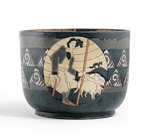 pierre abadie landel 1896 1972 grand cache pot en gr s d cor de bergers · DUPONT & Associés · 2016-07-04 Pierre Abadie-Landel comparable auction result: pierre abadie landel 1896 1972 grand cache pot en gr s d cor de bergers